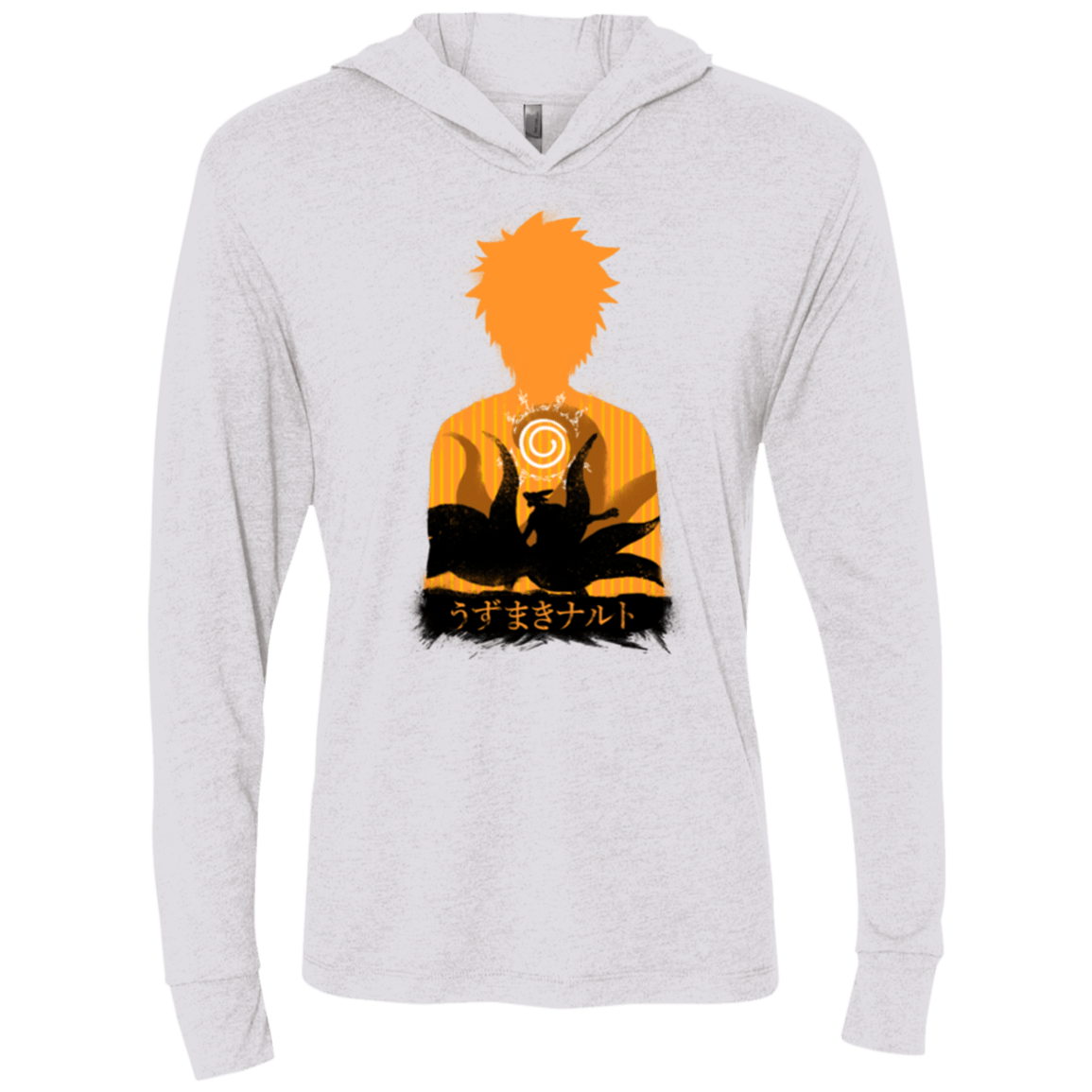 T-Shirts Heather White / X-Small An inner battle Triblend Long Sleeve Hoodie Tee