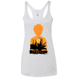 T-Shirts Heather White / X-Small An inner battle Women's Triblend Racerback Tank