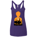 T-Shirts Purple / X-Small An inner battle Women's Triblend Racerback Tank