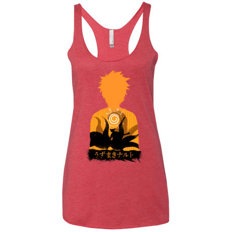 T-Shirts Vintage Red / X-Small An inner battle Women's Triblend Racerback Tank