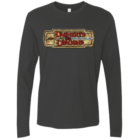 T-Shirts Heavy Metal / Small An RPG of Thrones Men's Premium Long Sleeve