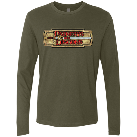 T-Shirts Military Green / Small An RPG of Thrones Men's Premium Long Sleeve