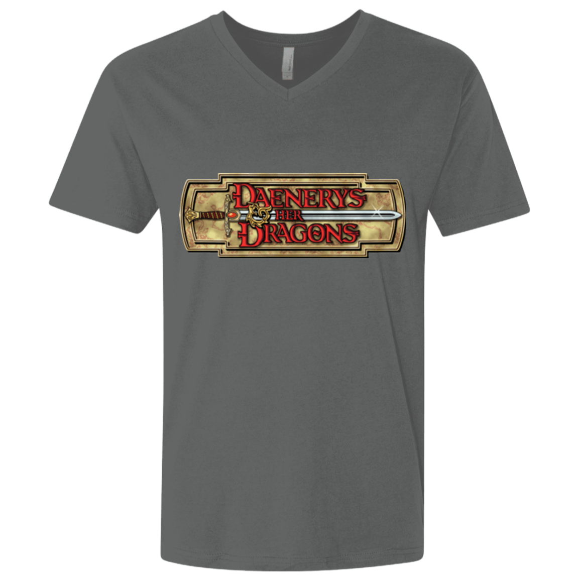 T-Shirts Heavy Metal / X-Small An RPG of Thrones Men's Premium V-Neck