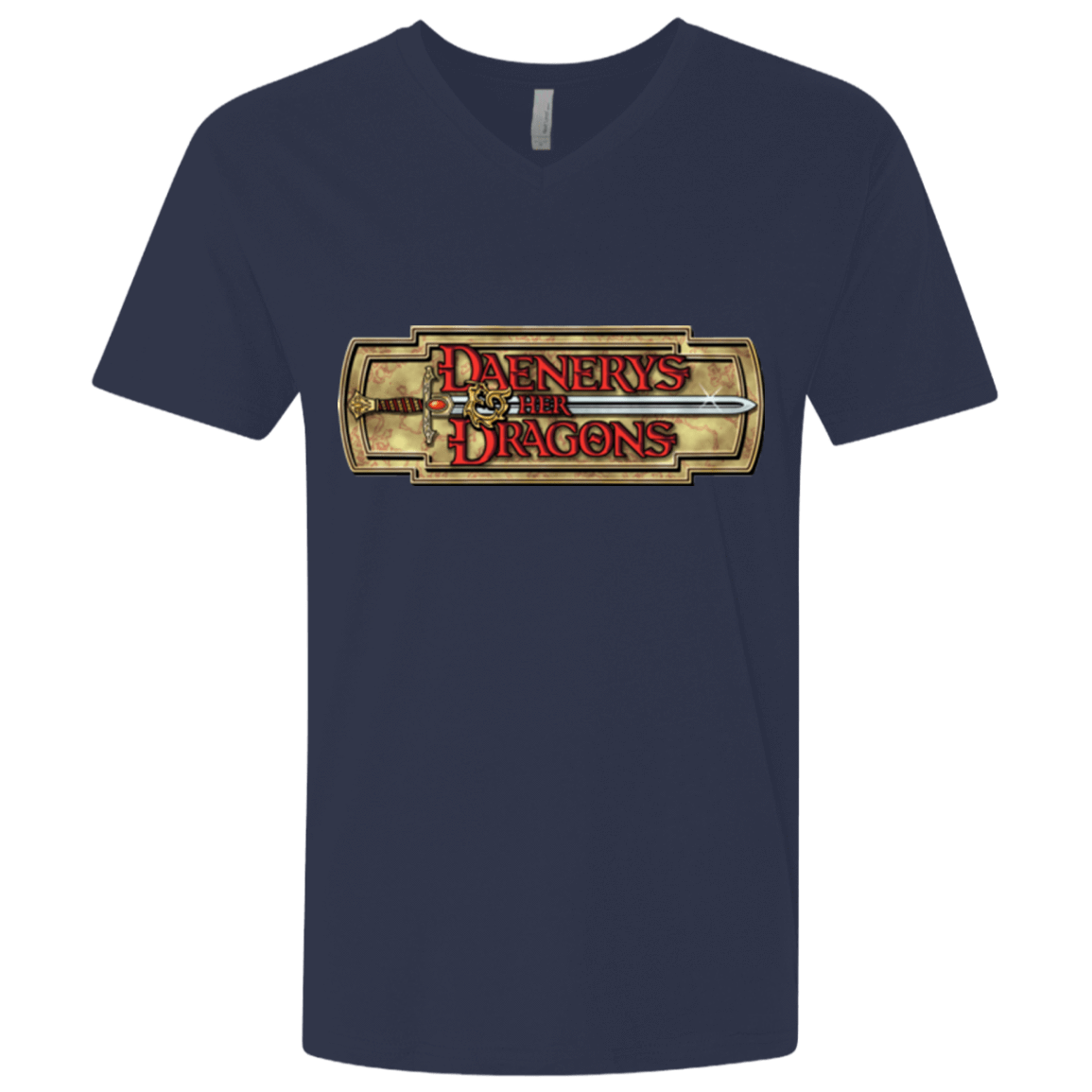 T-Shirts Midnight Navy / X-Small An RPG of Thrones Men's Premium V-Neck