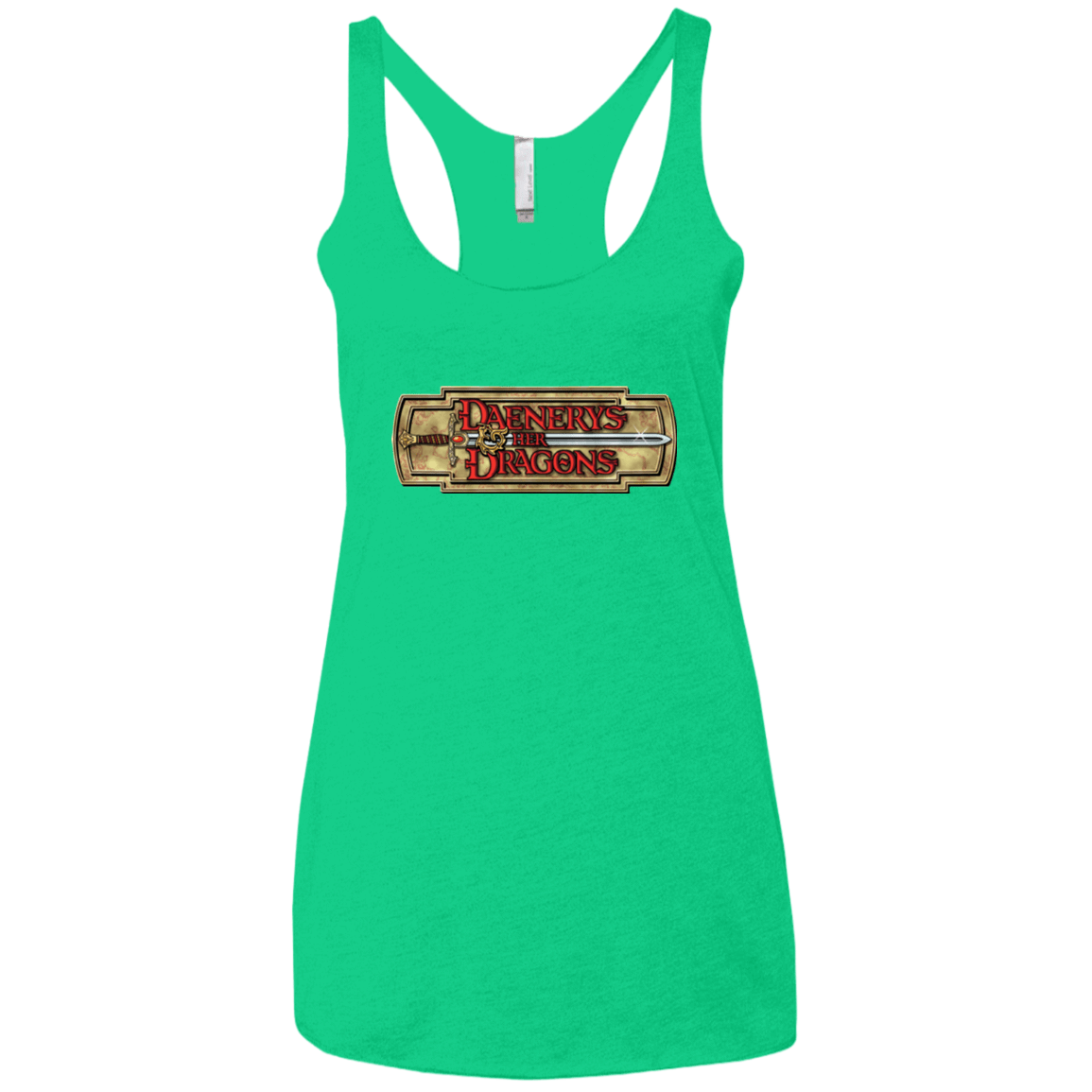 T-Shirts Envy / X-Small An RPG of Thrones Women's Triblend Racerback Tank