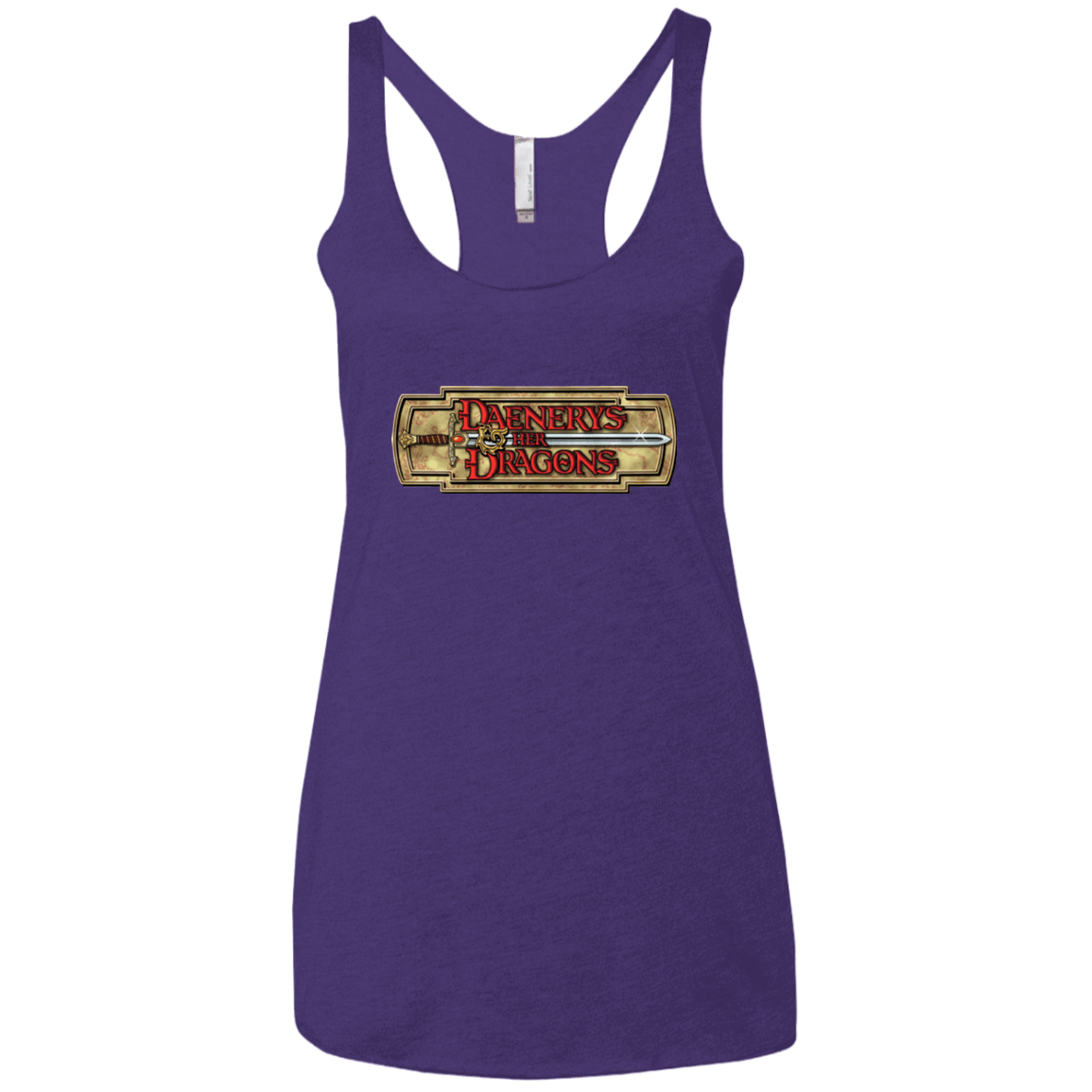 T-Shirts Purple / X-Small An RPG of Thrones Women's Triblend Racerback Tank