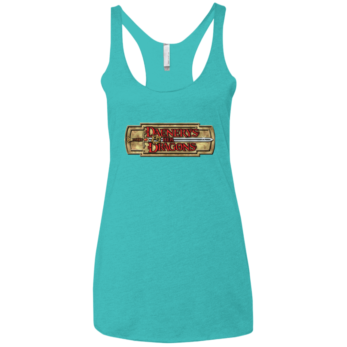 T-Shirts Tahiti Blue / X-Small An RPG of Thrones Women's Triblend Racerback Tank