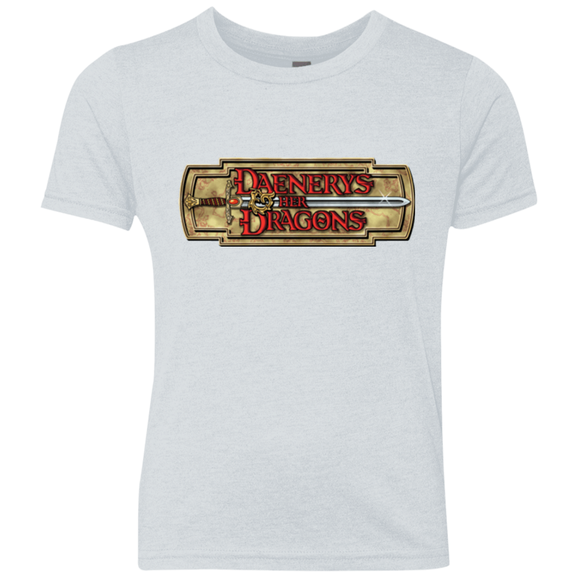 T-Shirts Heather White / YXS An RPG of Thrones Youth Triblend T-Shirt