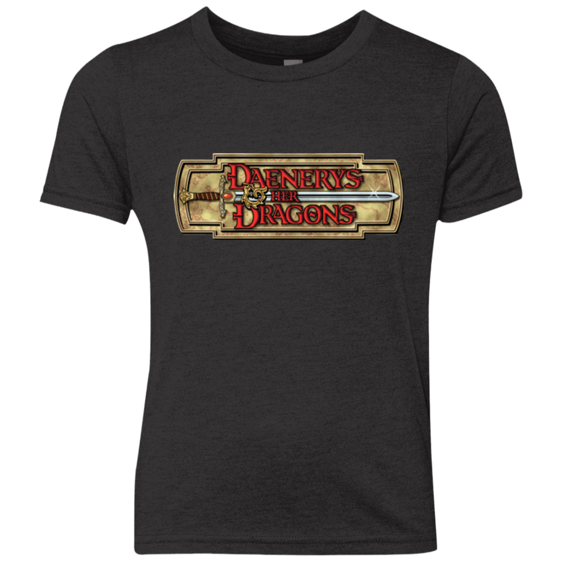 T-Shirts Vintage Black / YXS An RPG of Thrones Youth Triblend T-Shirt
