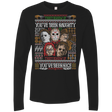 T-Shirts Black / Small An Ugly Slasher Sweater Men's Premium Long Sleeve