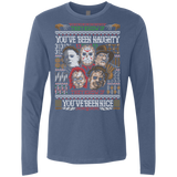 T-Shirts Indigo / Small An Ugly Slasher Sweater Men's Premium Long Sleeve