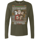T-Shirts Military Green / Small An Ugly Slasher Sweater Men's Premium Long Sleeve