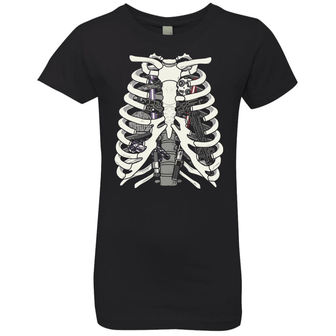 T-Shirts Black / YXS Anatomy of a Galaxy Far Away Girls Premium T-Shirt