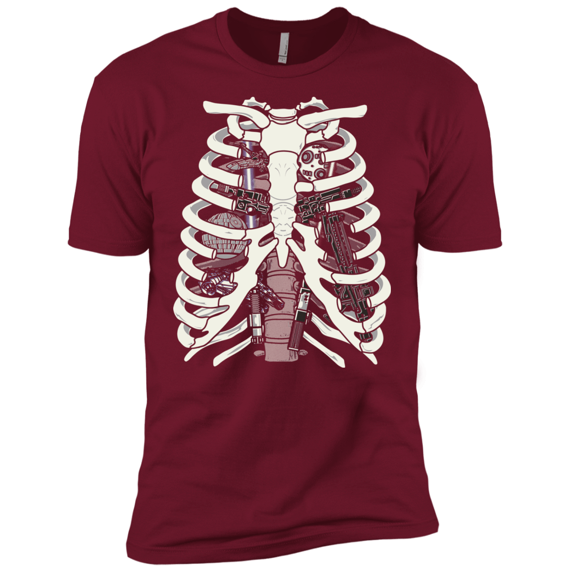 T-Shirts Cardinal / X-Small Anatomy of a Galaxy Far Away Men's Premium T-Shirt