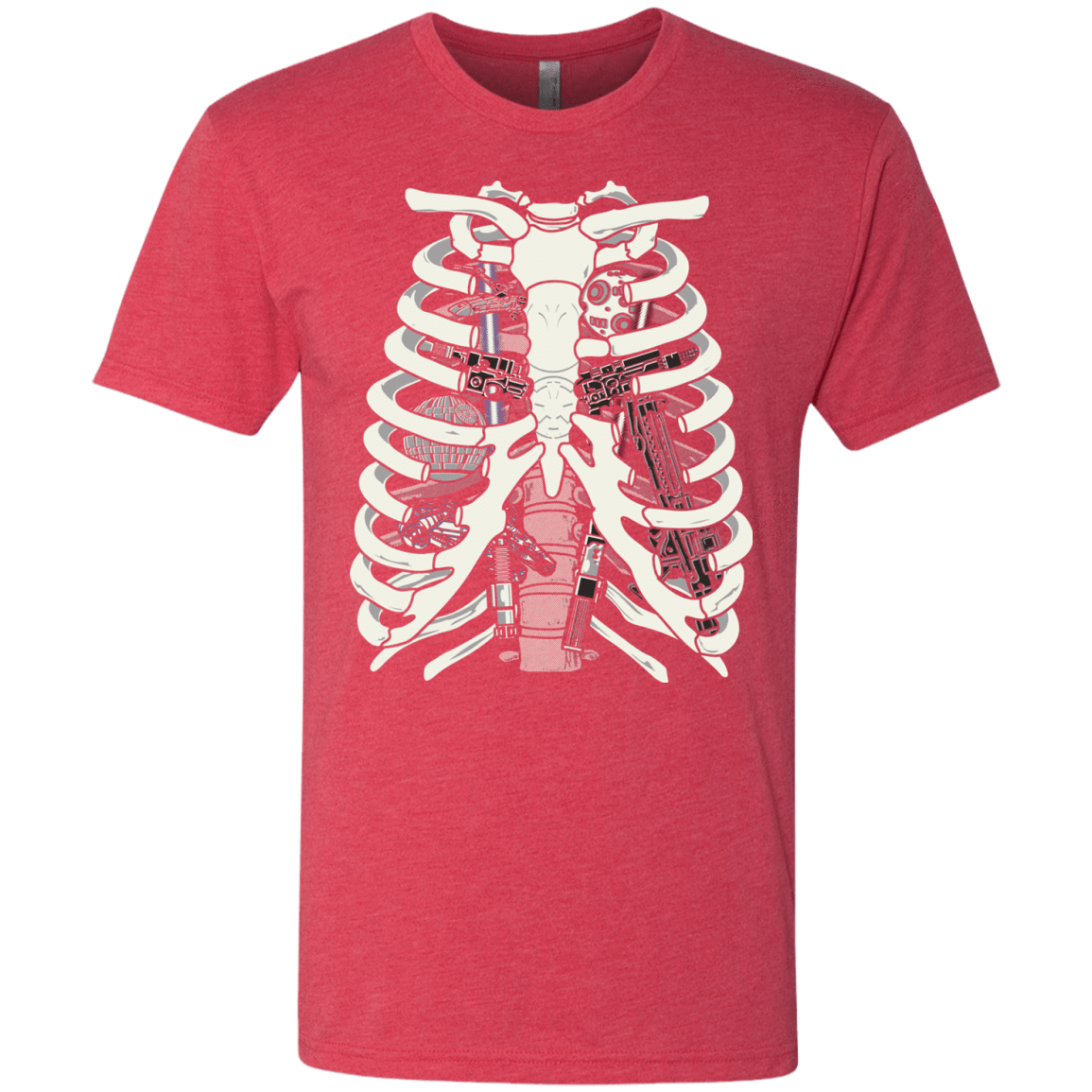 T-Shirts Vintage Red / Small Anatomy of a Galaxy Far Away Men's Triblend T-Shirt