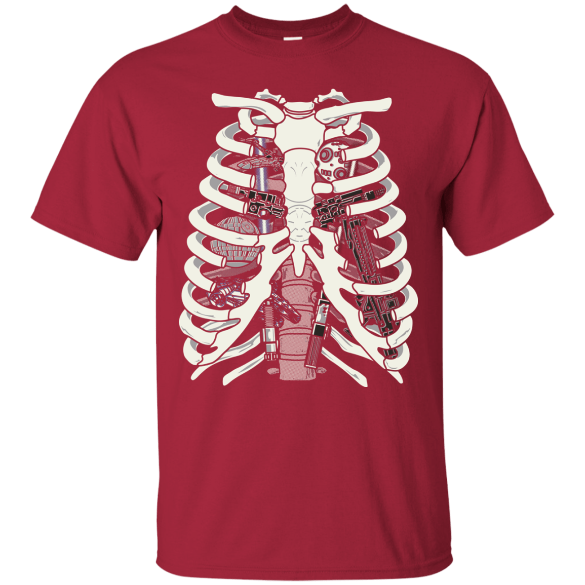 T-Shirts Cardinal / Small Anatomy of a Galaxy Far Away T-Shirt