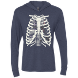 T-Shirts Vintage Navy / X-Small Anatomy of a Galaxy Far Away Triblend Long Sleeve Hoodie Tee