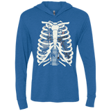 T-Shirts Vintage Royal / X-Small Anatomy of a Galaxy Far Away Triblend Long Sleeve Hoodie Tee