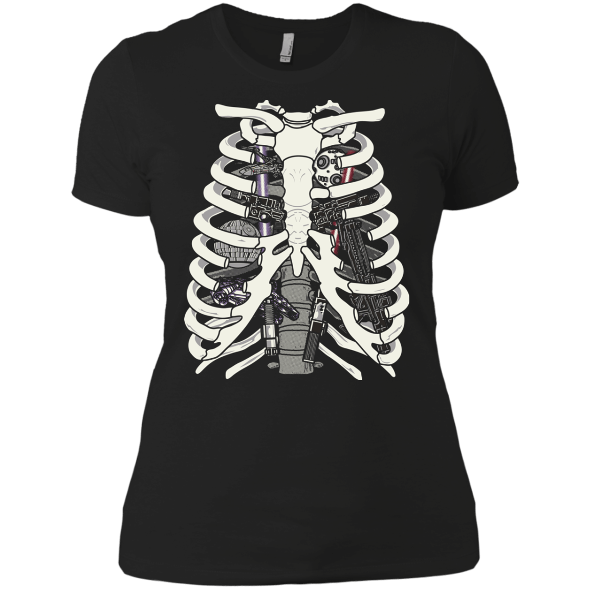 T-Shirts Black / X-Small Anatomy of a Galaxy Far Away Women's Premium T-Shirt
