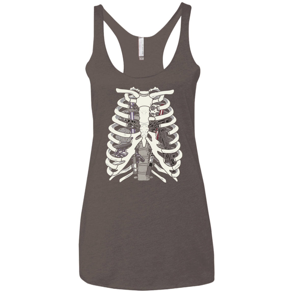 T-Shirts Macchiato / X-Small Anatomy of a Galaxy Far Away Women's Triblend Racerback Tank