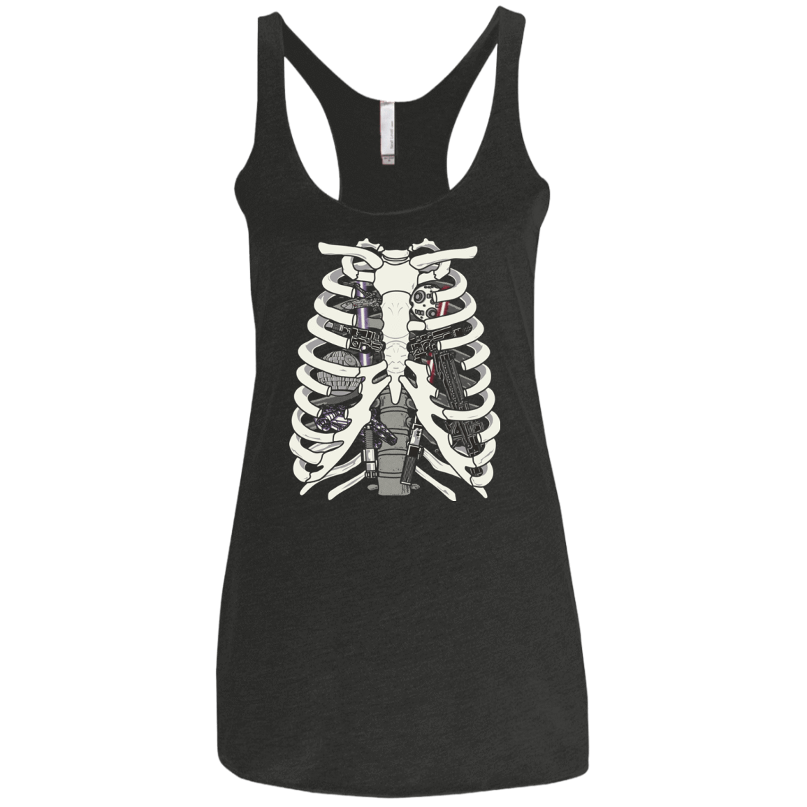 T-Shirts Vintage Black / X-Small Anatomy of a Galaxy Far Away Women's Triblend Racerback Tank