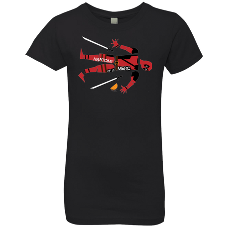 T-Shirts Black / YXS Anatomy of A Merc Girls Premium T-Shirt