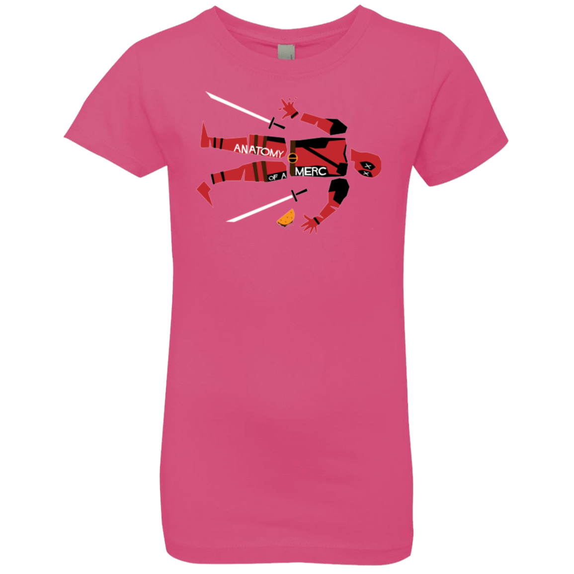 T-Shirts Hot Pink / YXS Anatomy of A Merc Girls Premium T-Shirt