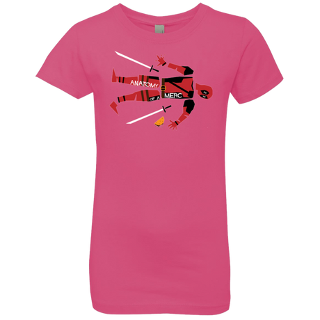 T-Shirts Hot Pink / YXS Anatomy of A Merc Girls Premium T-Shirt