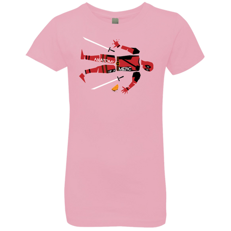 T-Shirts Light Pink / YXS Anatomy of A Merc Girls Premium T-Shirt