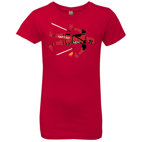 T-Shirts Red / YXS Anatomy of A Merc Girls Premium T-Shirt