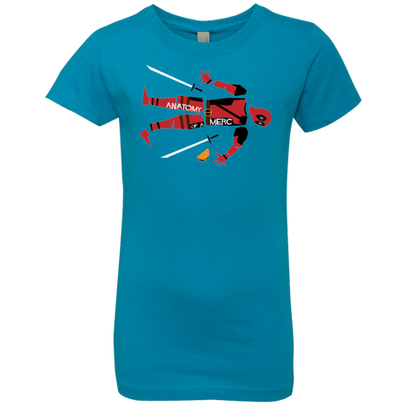 T-Shirts Turquoise / YXS Anatomy of A Merc Girls Premium T-Shirt