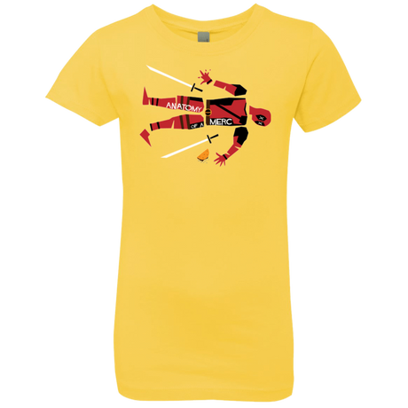 T-Shirts Vibrant Yellow / YXS Anatomy of A Merc Girls Premium T-Shirt