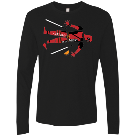 T-Shirts Black / Small Anatomy of A Merc Men's Premium Long Sleeve