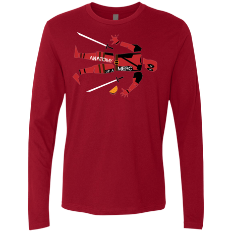 T-Shirts Cardinal / Small Anatomy of A Merc Men's Premium Long Sleeve