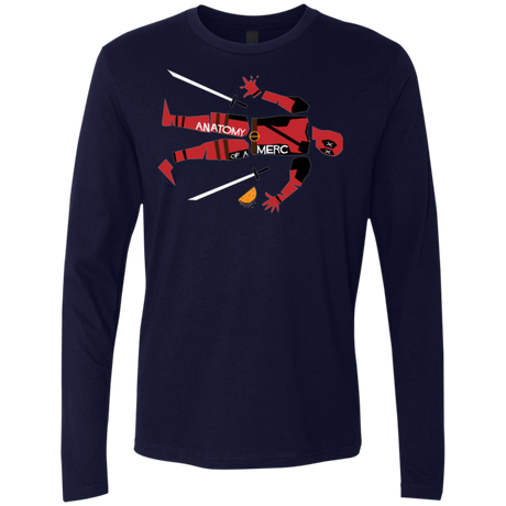 T-Shirts Midnight Navy / Small Anatomy of A Merc Men's Premium Long Sleeve