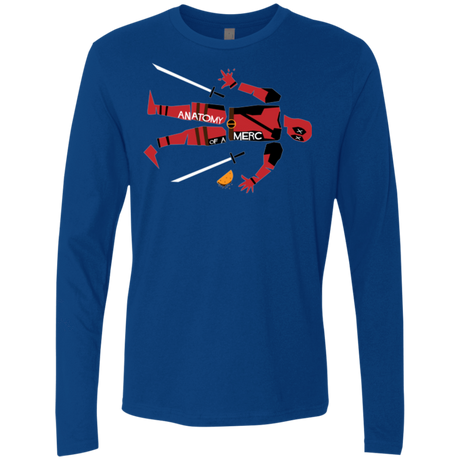 T-Shirts Royal / Small Anatomy of A Merc Men's Premium Long Sleeve