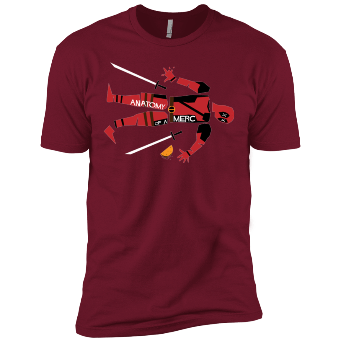 T-Shirts Cardinal / X-Small Anatomy of A Merc Men's Premium T-Shirt