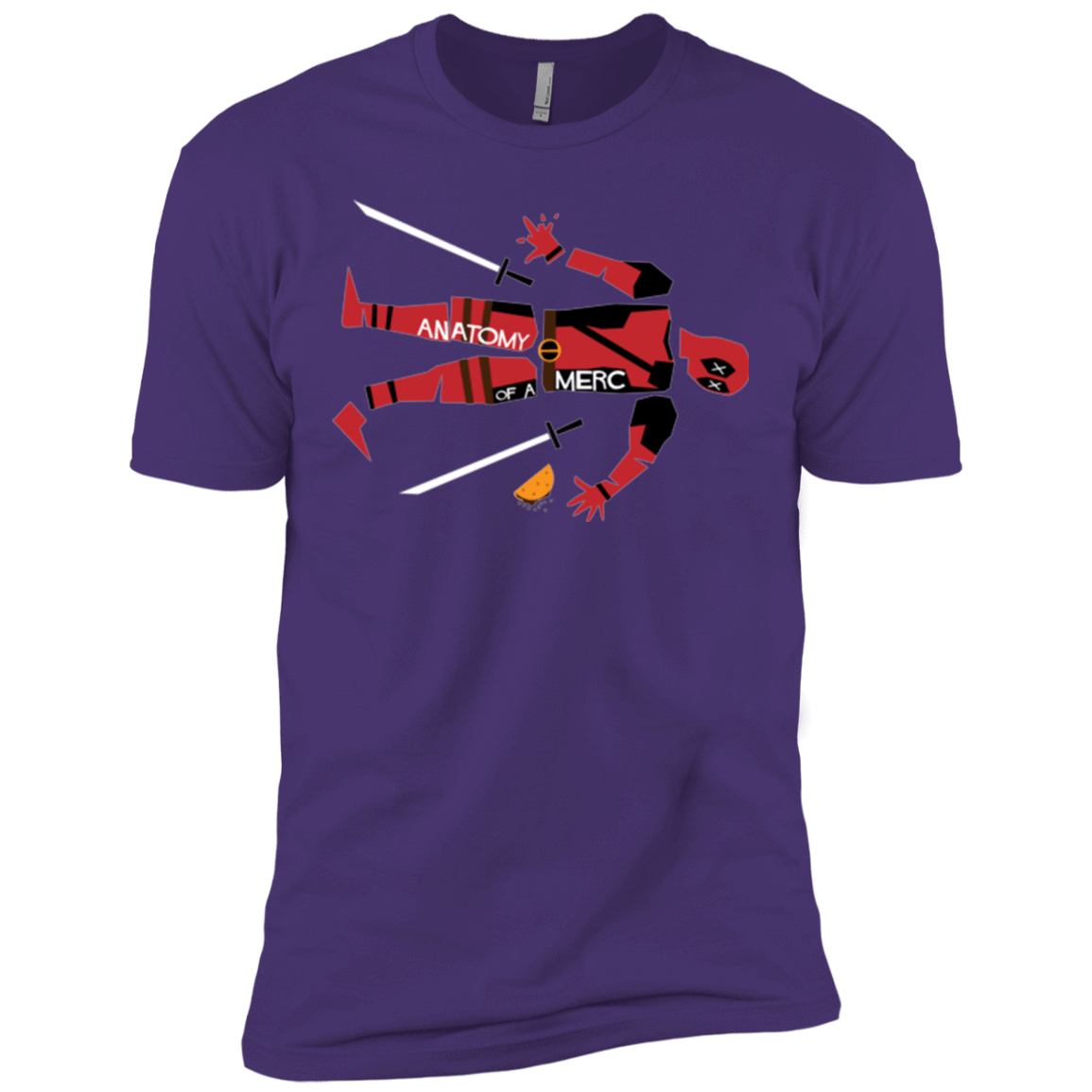 T-Shirts Purple / X-Small Anatomy of A Merc Men's Premium T-Shirt