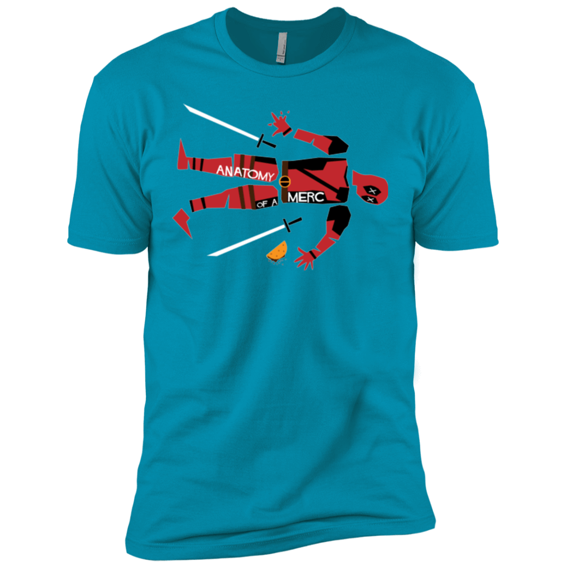 T-Shirts Turquoise / X-Small Anatomy of A Merc Men's Premium T-Shirt