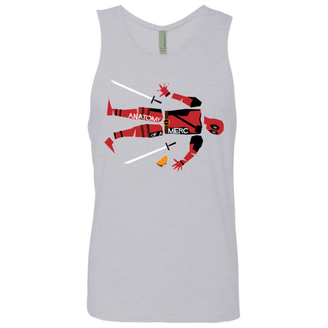 T-Shirts Heather Grey / Small Anatomy of A Merc Men's Premium Tank Top
