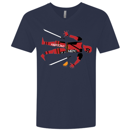 T-Shirts Midnight Navy / X-Small Anatomy of A Merc Men's Premium V-Neck