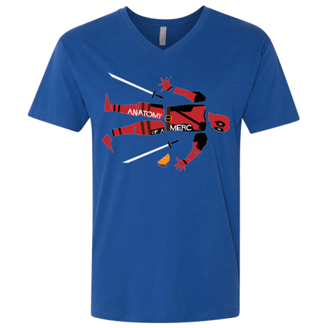 T-Shirts Royal / X-Small Anatomy of A Merc Men's Premium V-Neck