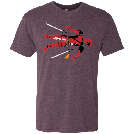 T-Shirts Vintage Purple / Small Anatomy of A Merc Men's Triblend T-Shirt