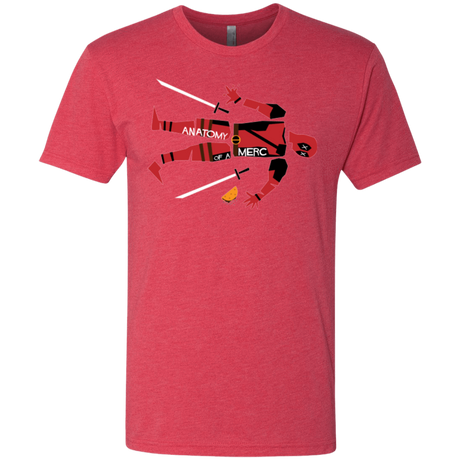 T-Shirts Vintage Red / Small Anatomy of A Merc Men's Triblend T-Shirt