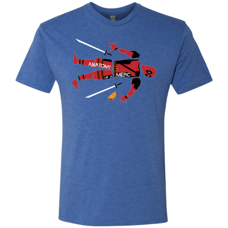 T-Shirts Vintage Royal / Small Anatomy of A Merc Men's Triblend T-Shirt