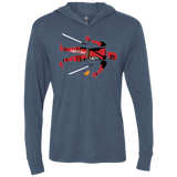 T-Shirts Indigo / X-Small Anatomy of A Merc Triblend Long Sleeve Hoodie Tee