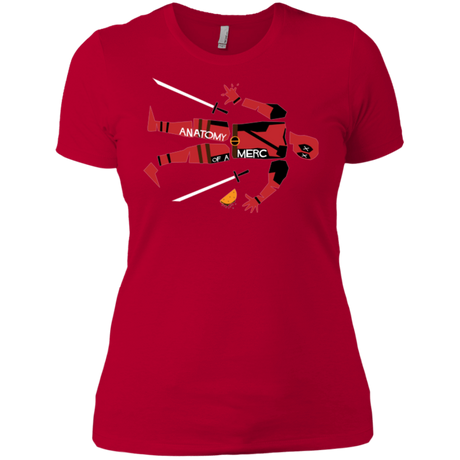 T-Shirts Red / X-Small Anatomy of A Merc Women's Premium T-Shirt