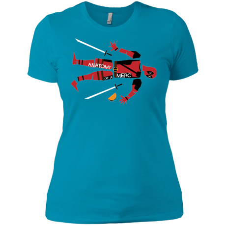 T-Shirts Turquoise / X-Small Anatomy of A Merc Women's Premium T-Shirt