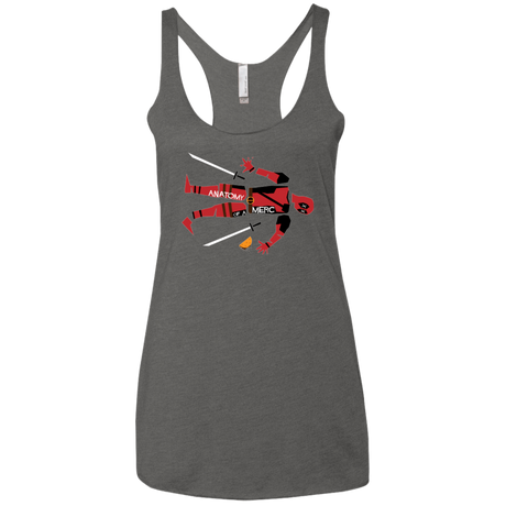 T-Shirts Premium Heather / X-Small Anatomy of A Merc Women's Triblend Racerback Tank