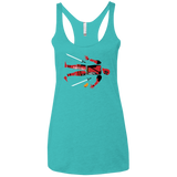 T-Shirts Tahiti Blue / X-Small Anatomy of A Merc Women's Triblend Racerback Tank